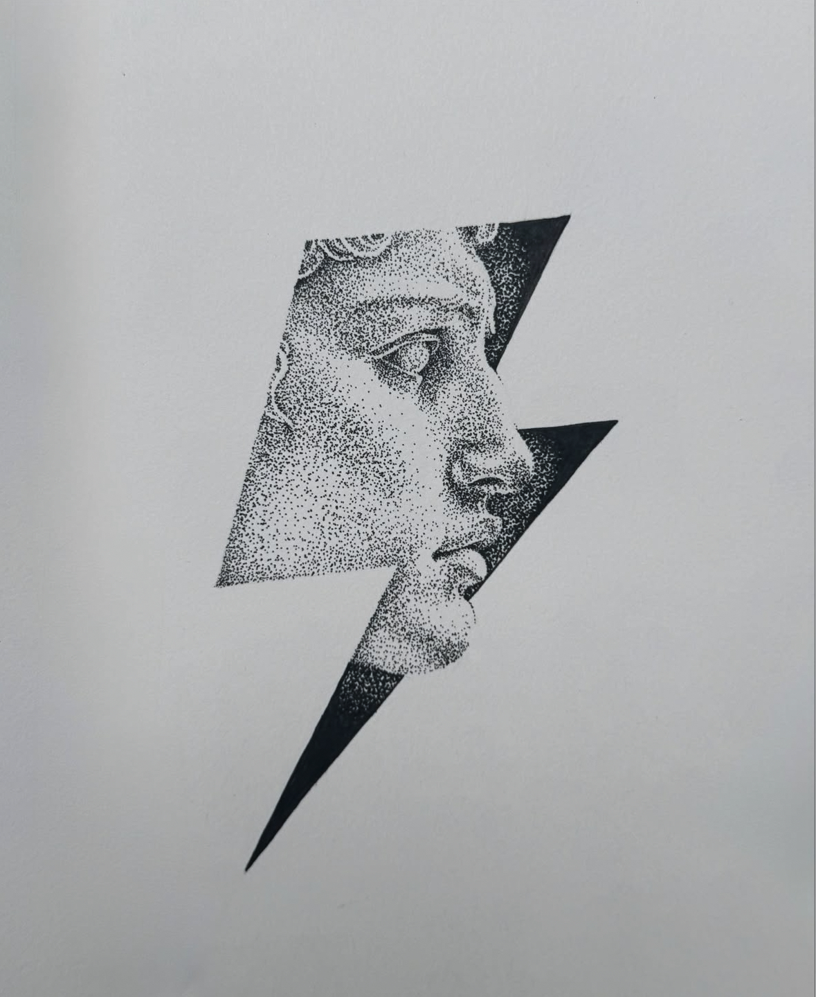 Dotwork historical drawing